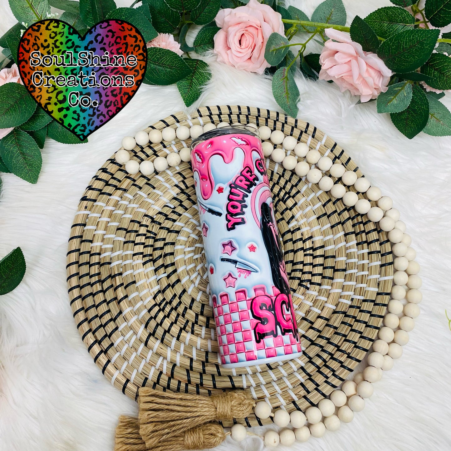 You’re cute when you Scream 3D Puff Tumbler