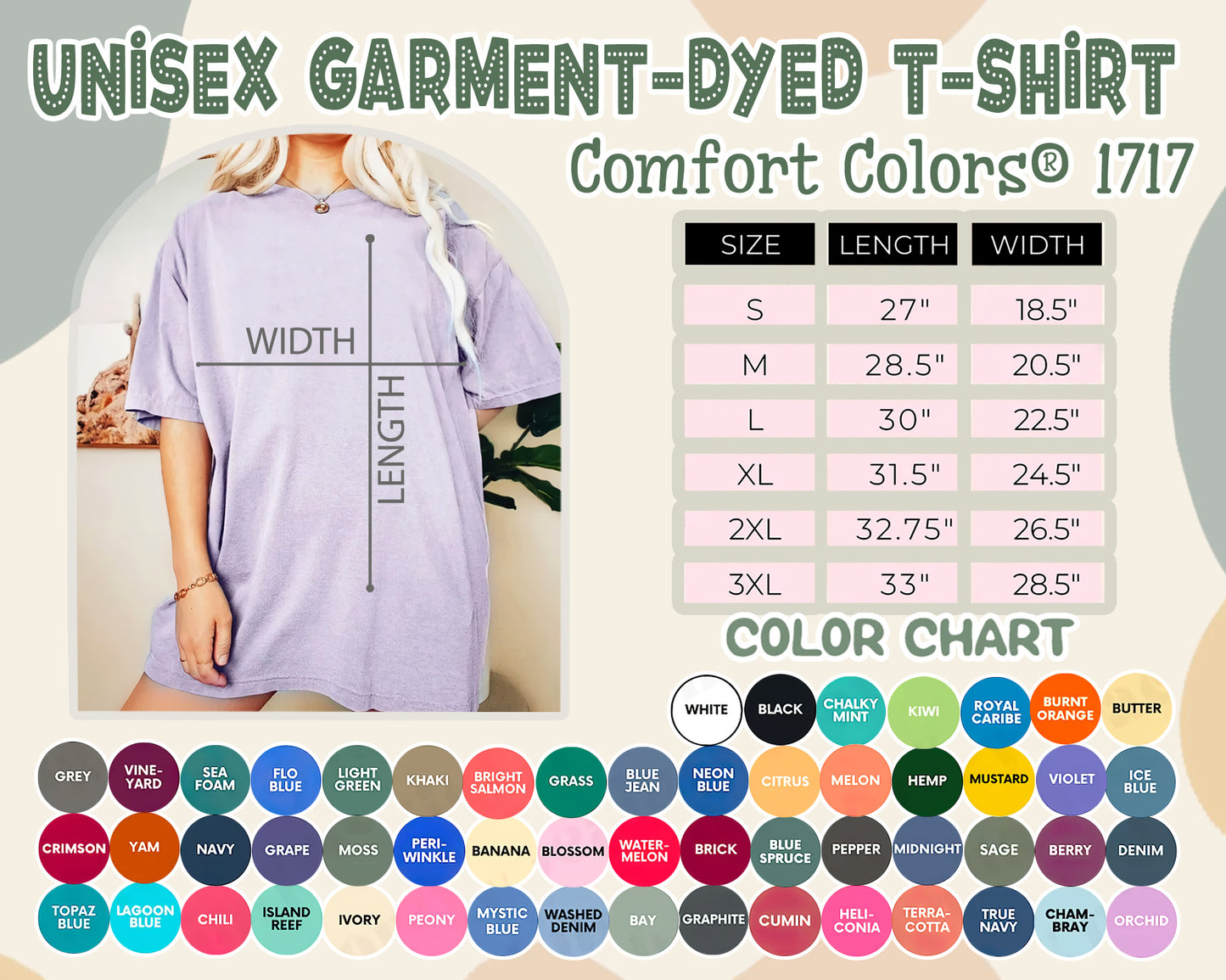 You are enough Comfort Colors Shirt