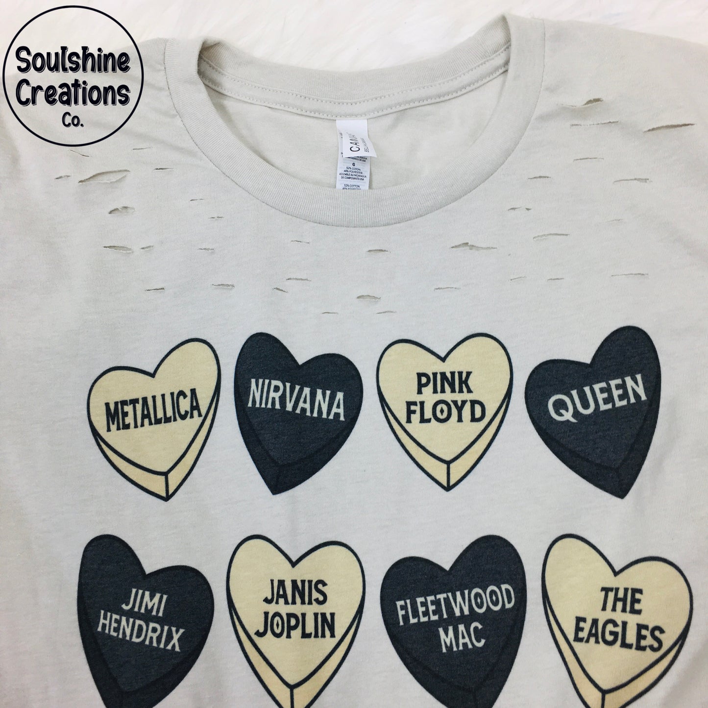 Bands Candy Hearts Shirt