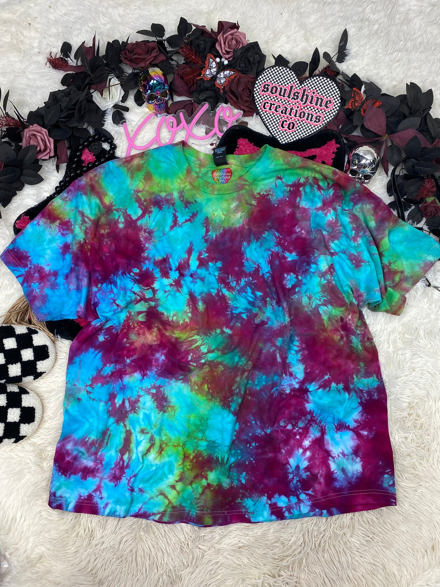 Aurora Borealis Ice Tie Dye Shirt