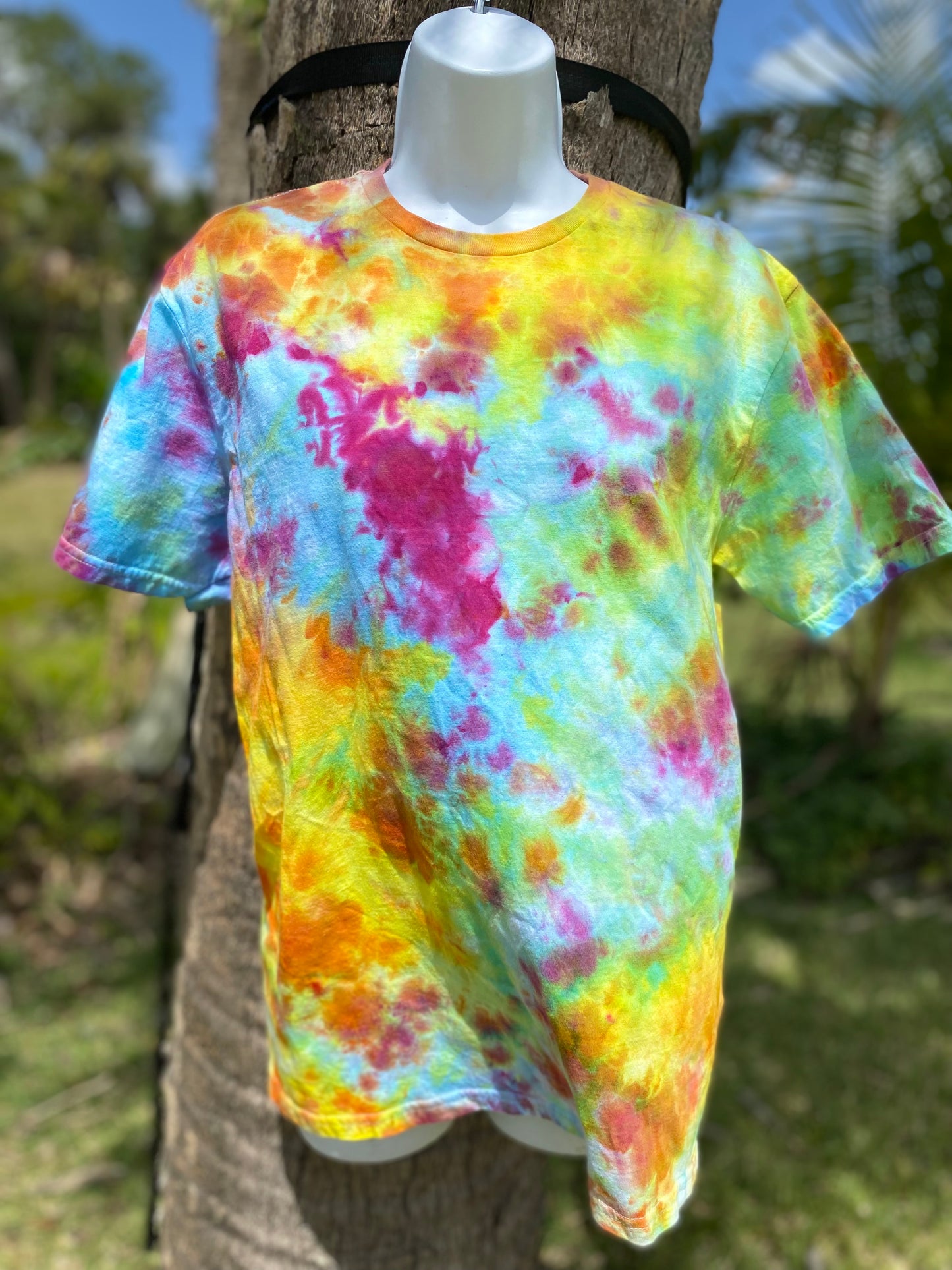 tropical punch ice tie dye t-shirt