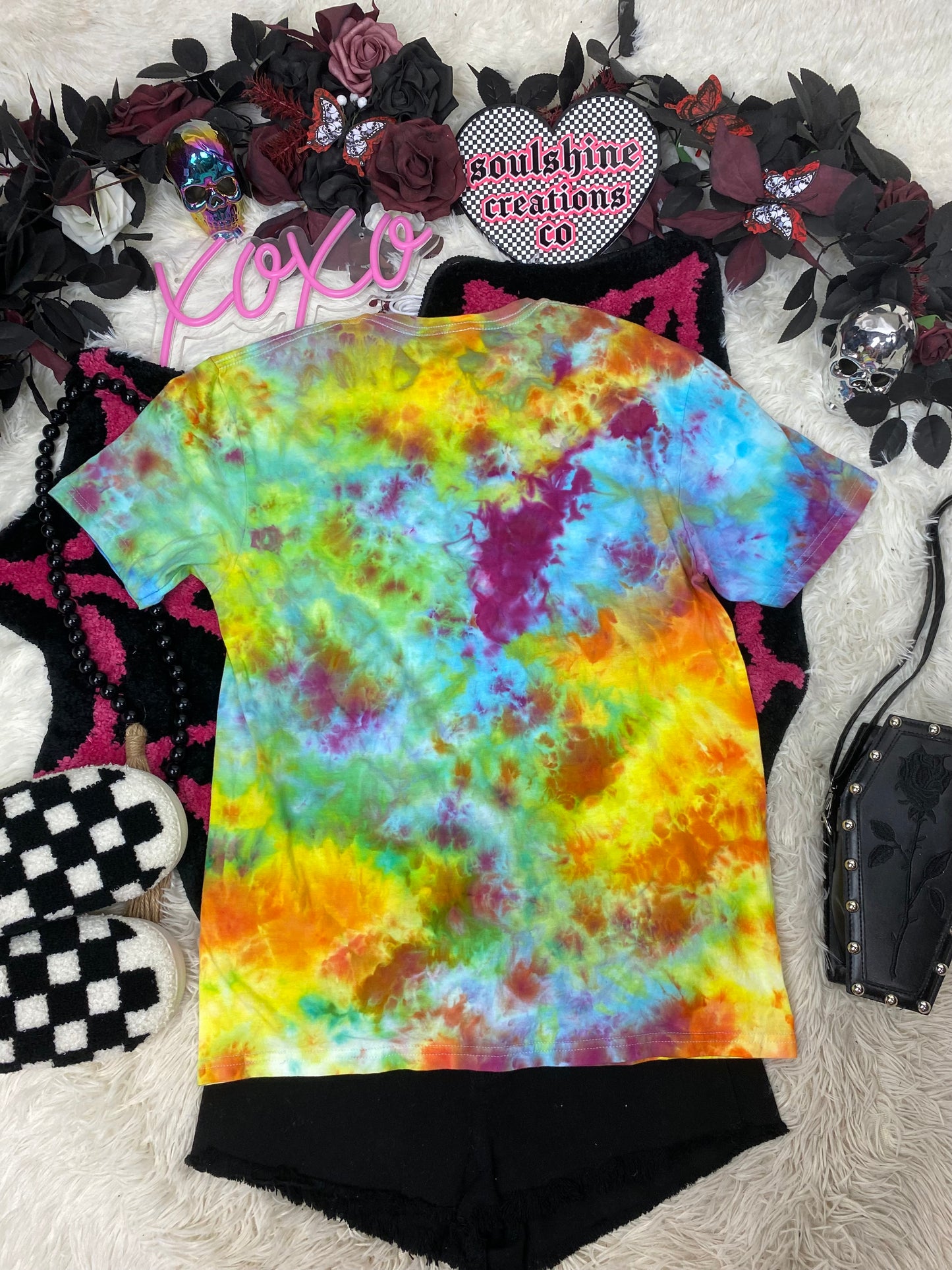 tropical punch ice tie dye t-shirt