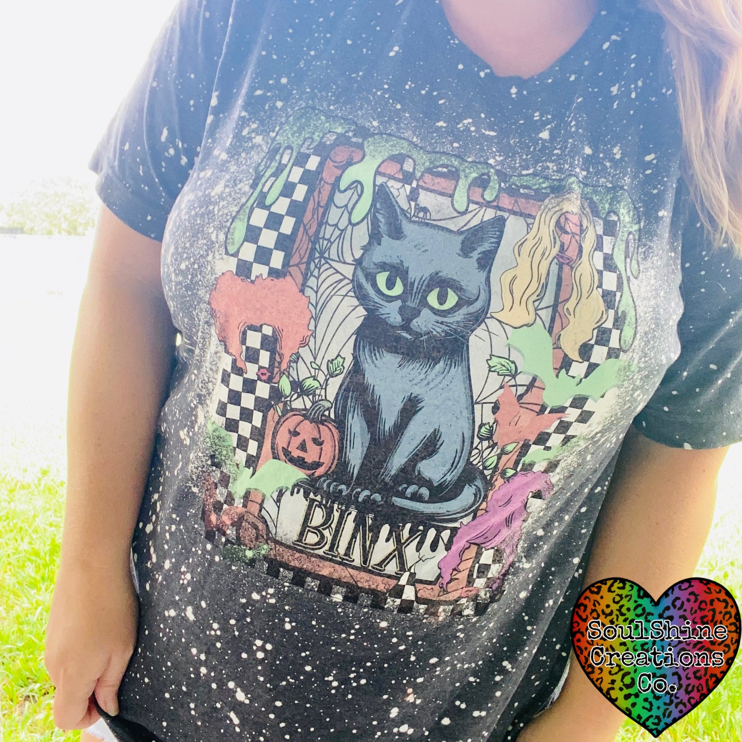 Binxy Boo Halloween Bleached Shirt