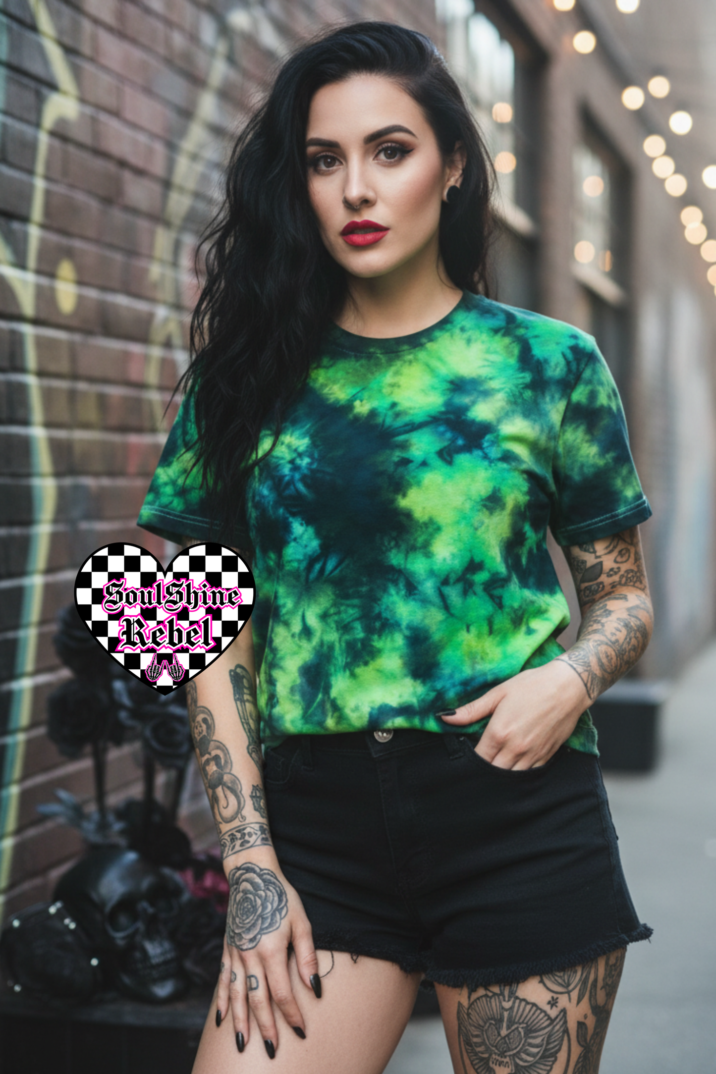 Gotham City Scrunch Ice Tie Dye Shirt