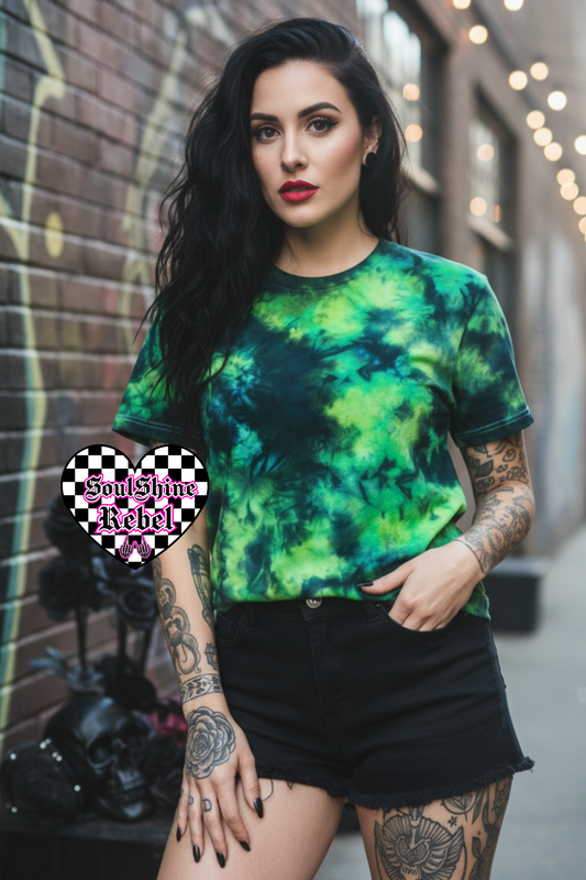 Gotham City Scrunch Ice Tie Dye Shirt