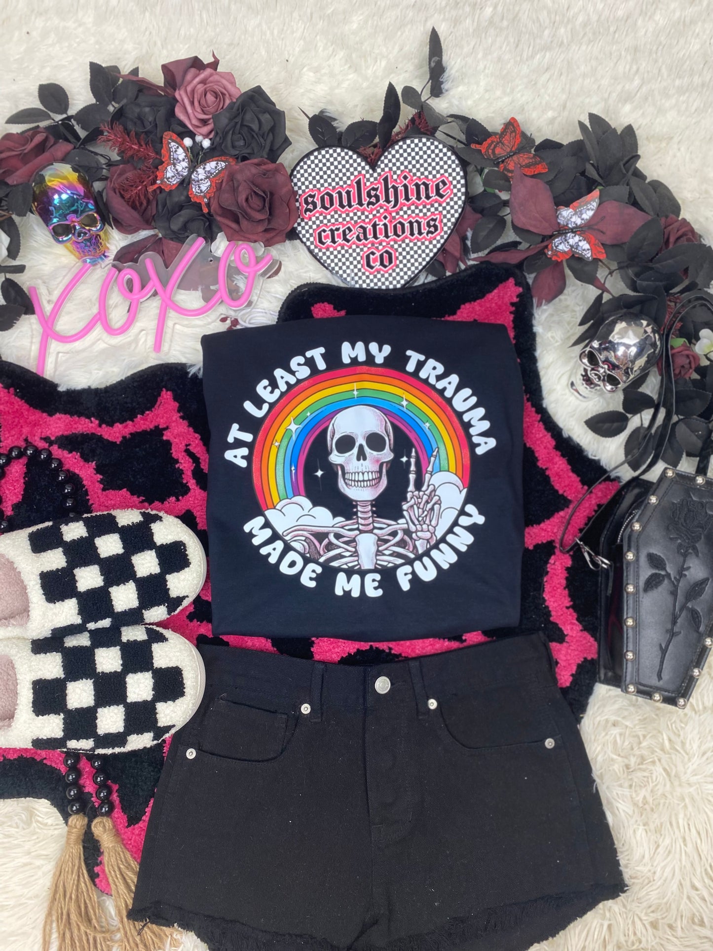 At least my trauma made me funny Snarky tee or sweater