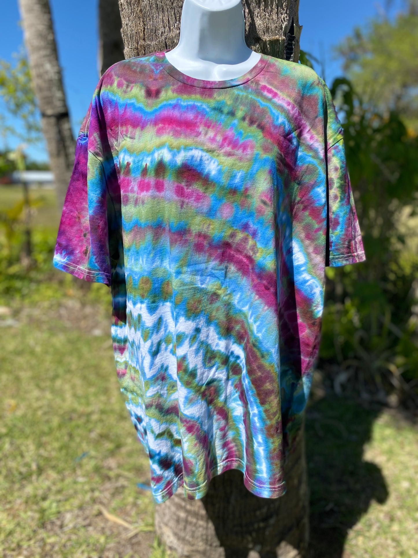 Jewel Geode Ripple Ice Tie Dye Shirt