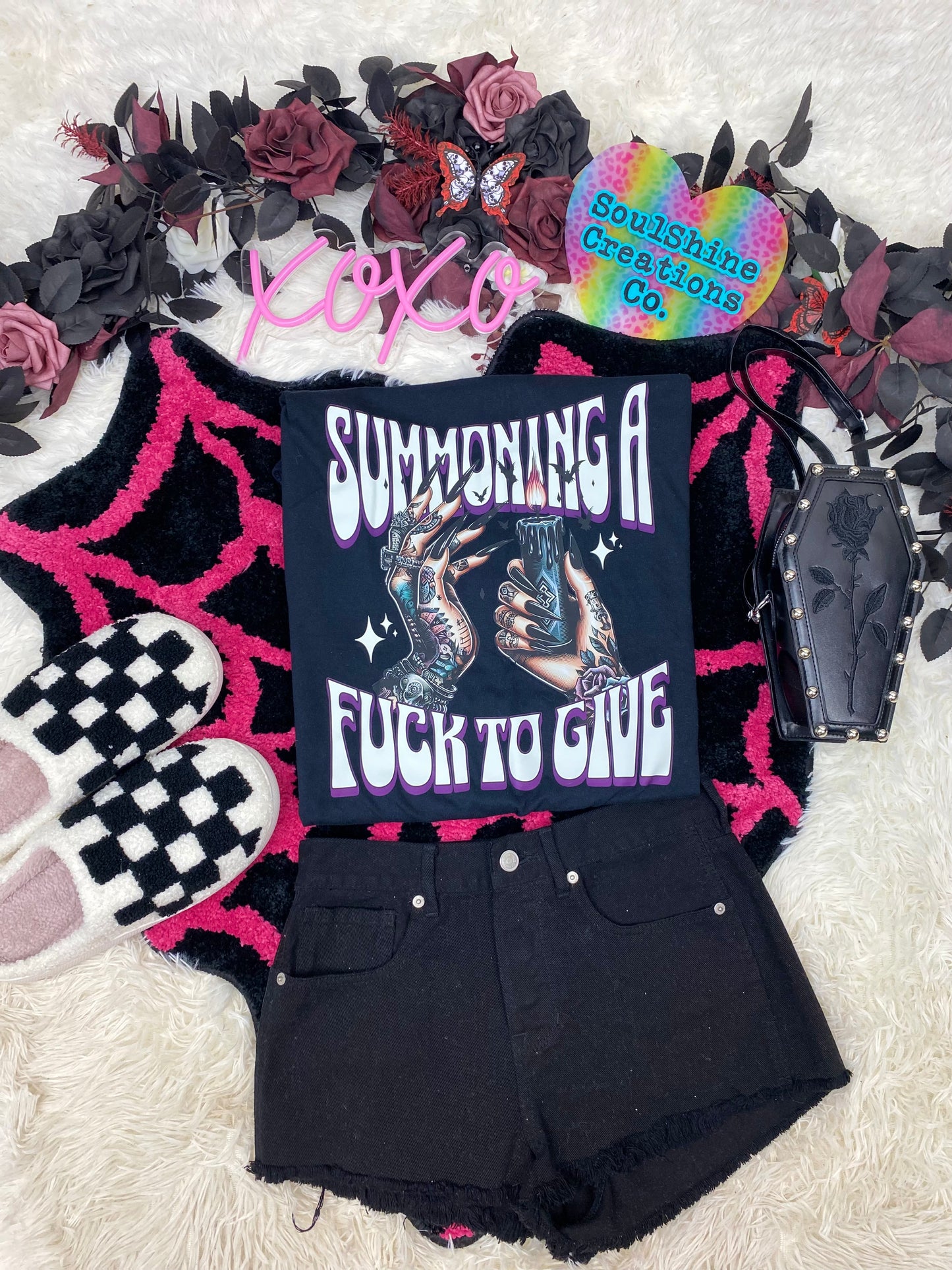 Summoning a Fuck to Give Tee or Sweater