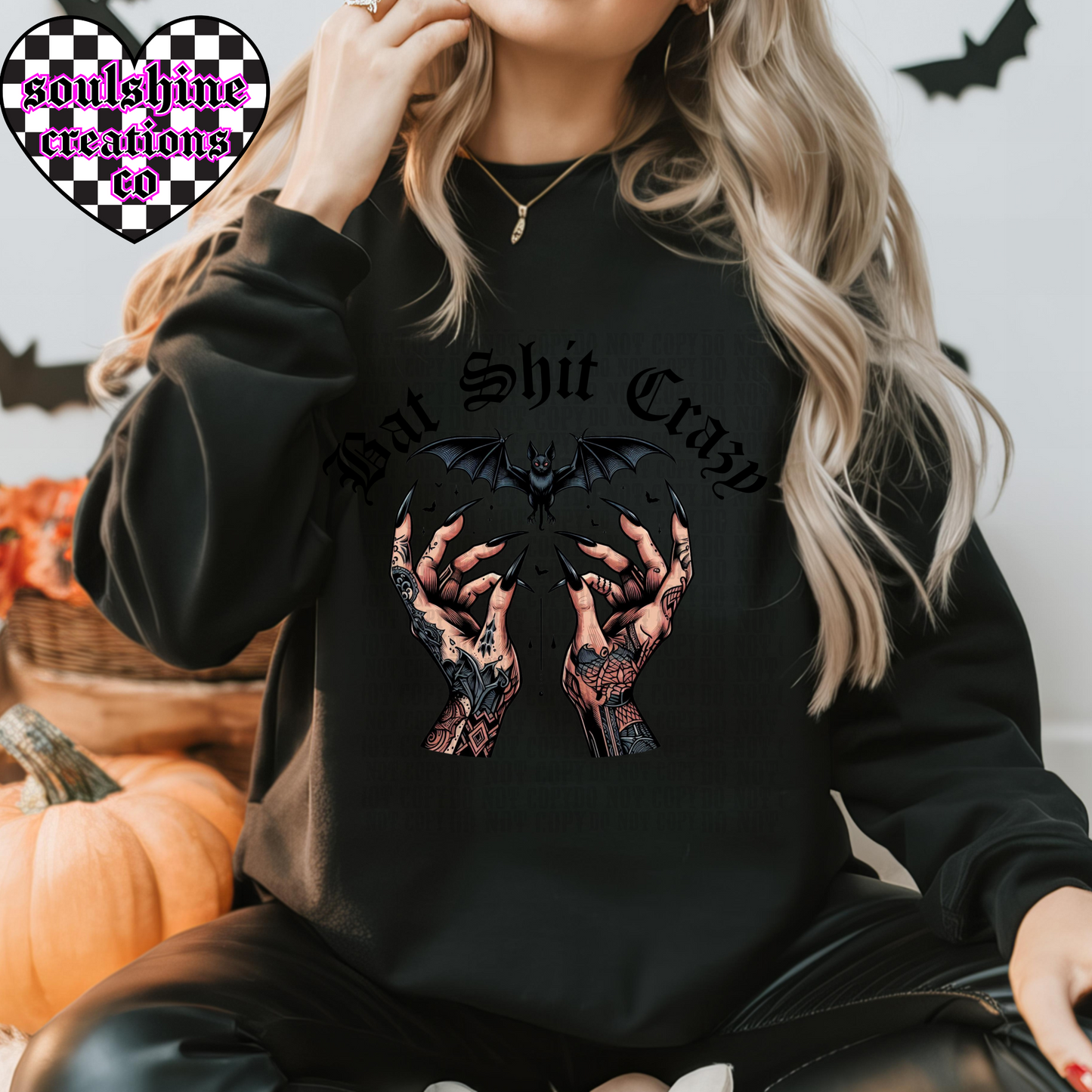 Bat Shit Crazy Tee or Sweater