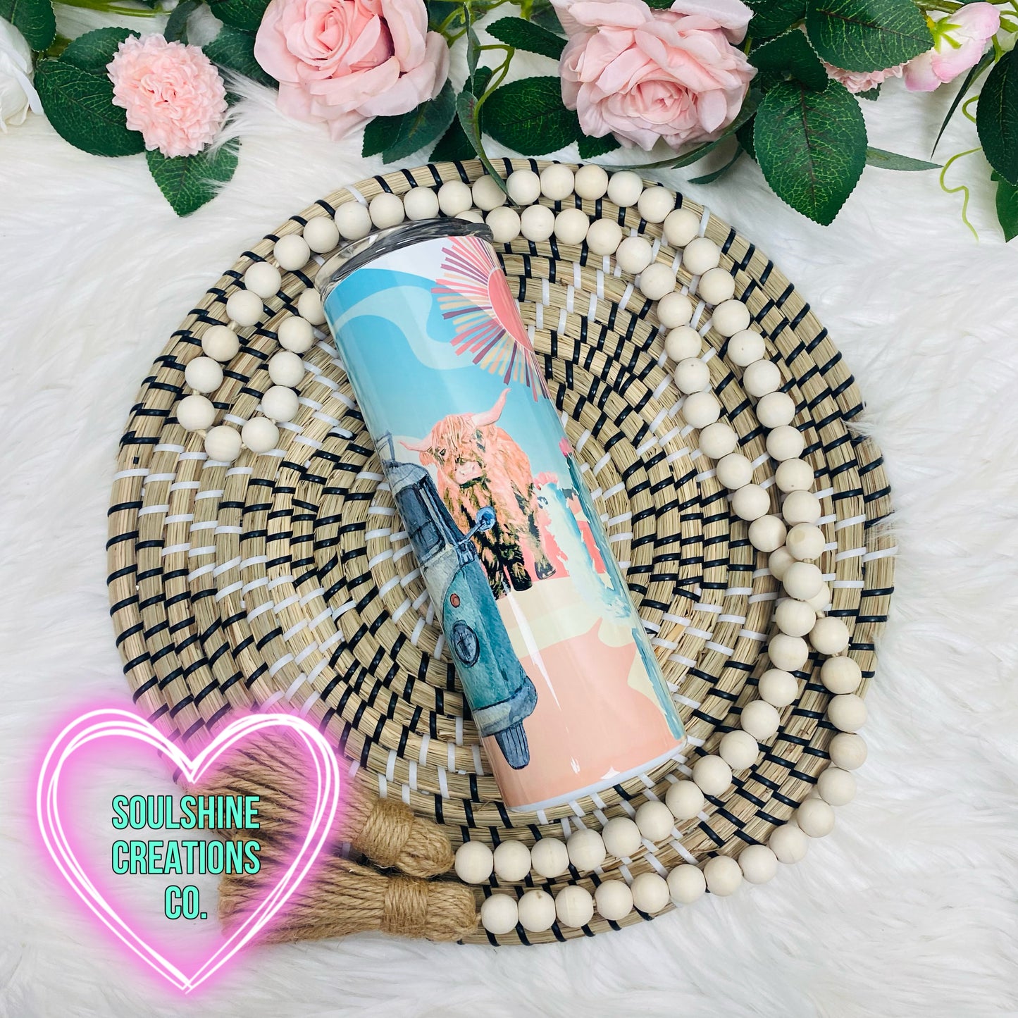 Bohemian Wanderer Retro Tumbler