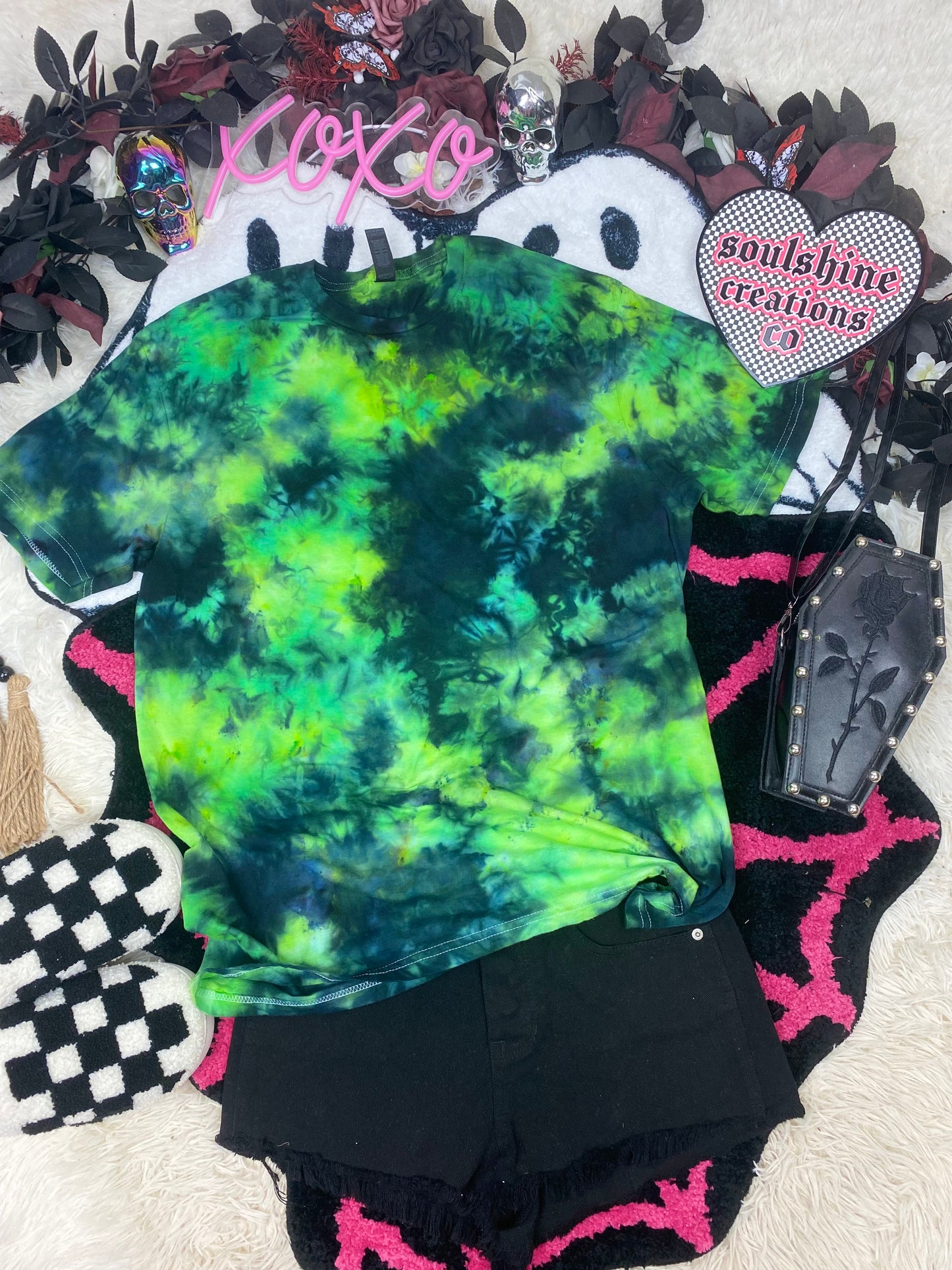 Gotham City Scrunch Ice Tie Dye Shirt