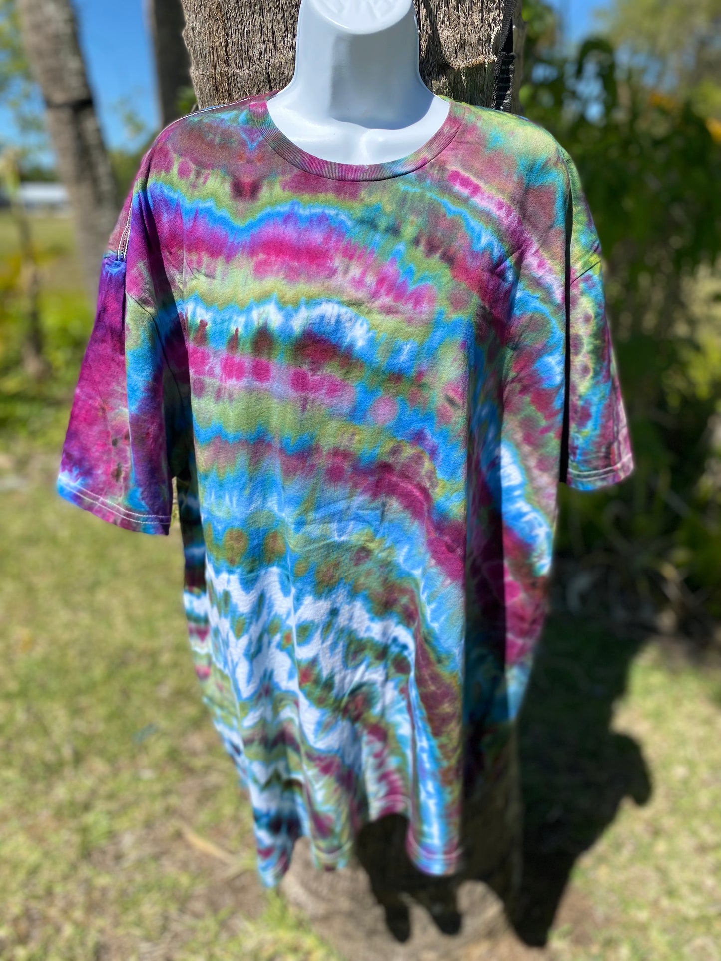 Jewel Geode Ripple Ice Tie Dye Shirt