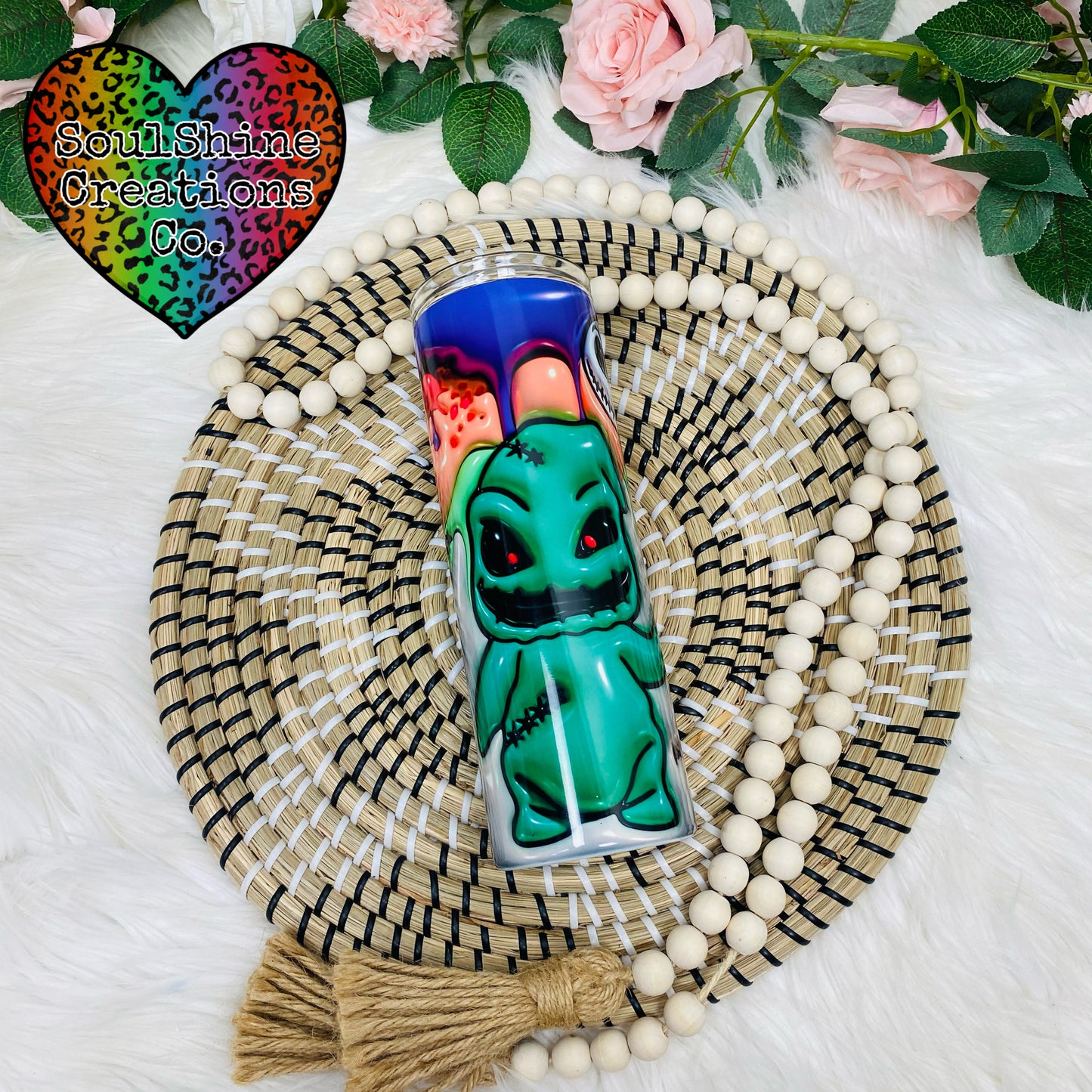 Halloween 3D Puff Tumbler