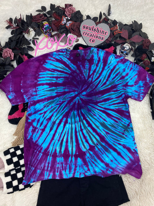 berry delight spiral ice tie dye t-shirt