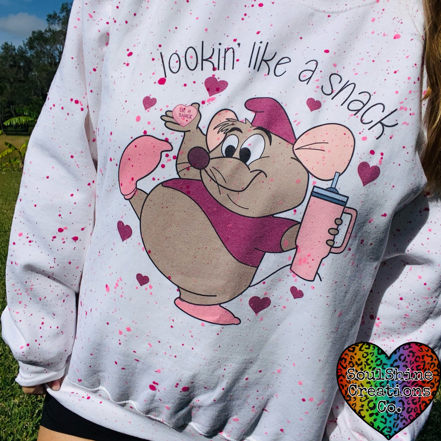 Lookin Like a Snack Splatter Sweater