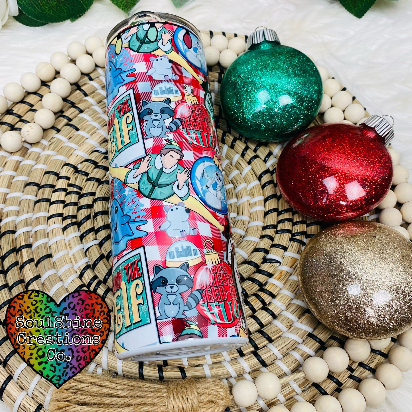 Smiling is My Favorite Christmas Elf Tumbler