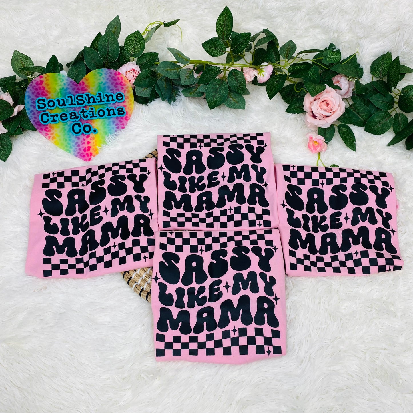 Sassy Like My Mama Kids Tee Shirt