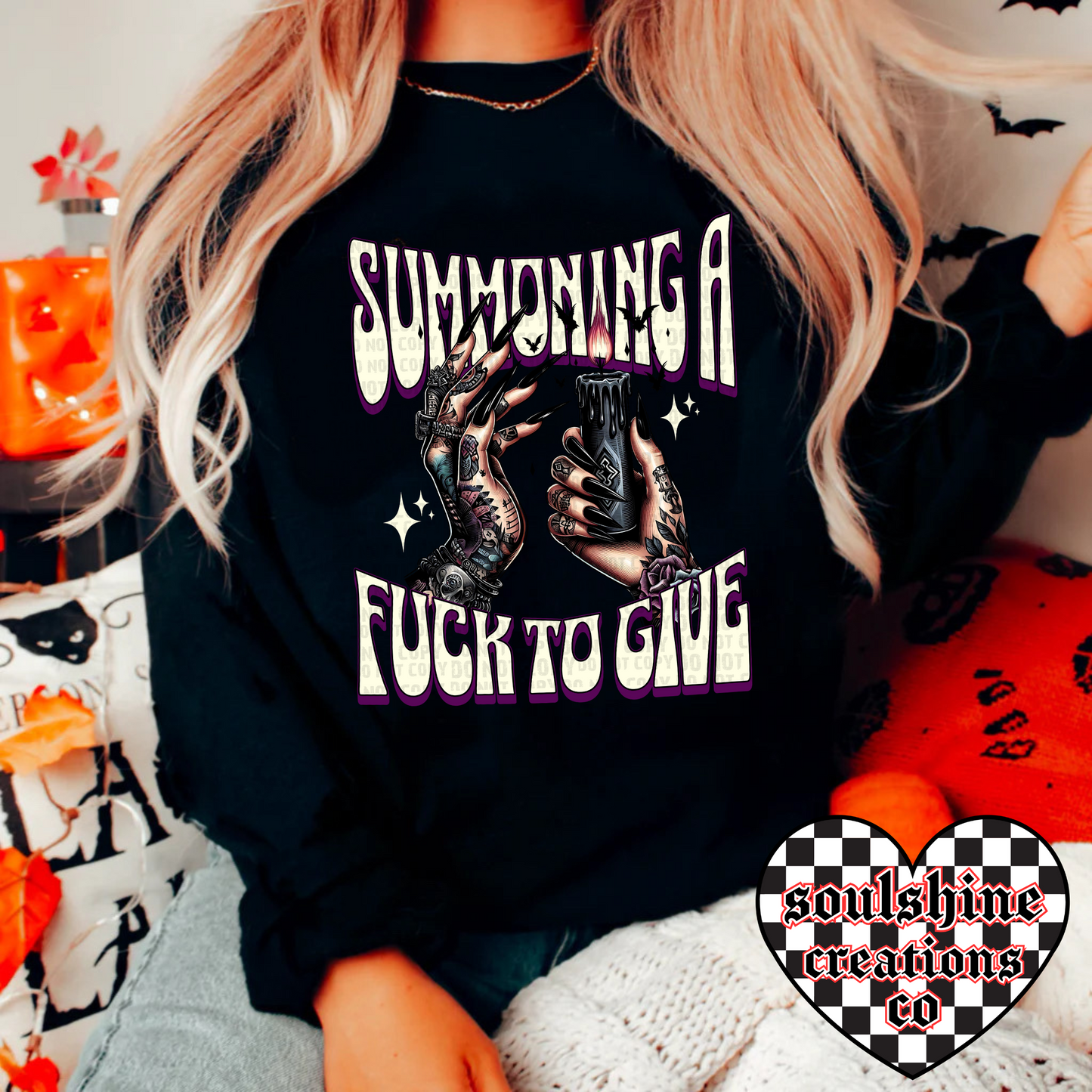Summoning a Fuck to Give Tee or Sweater