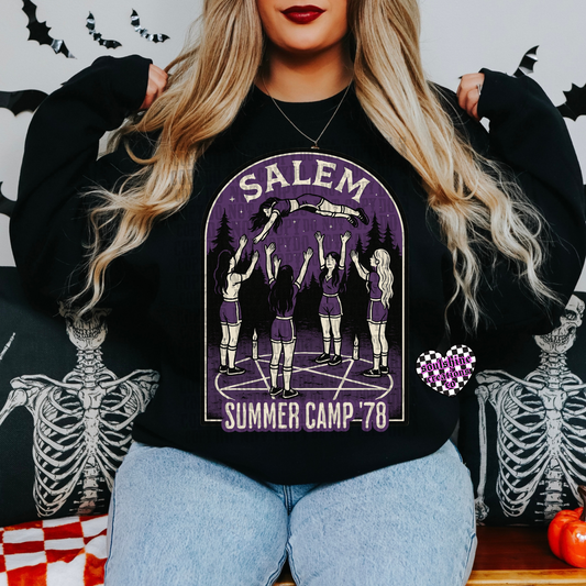 Salem Summer Camp 78’ Tee or Sweater-Edgy Alternative Vibes-Witchy-Retro Halloween