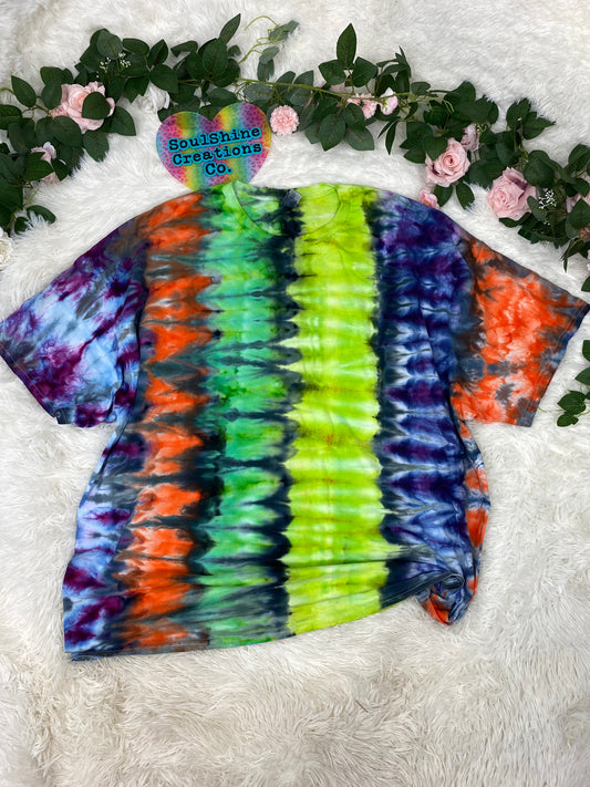 Halloween Split Ice Tie Dye Shirt
