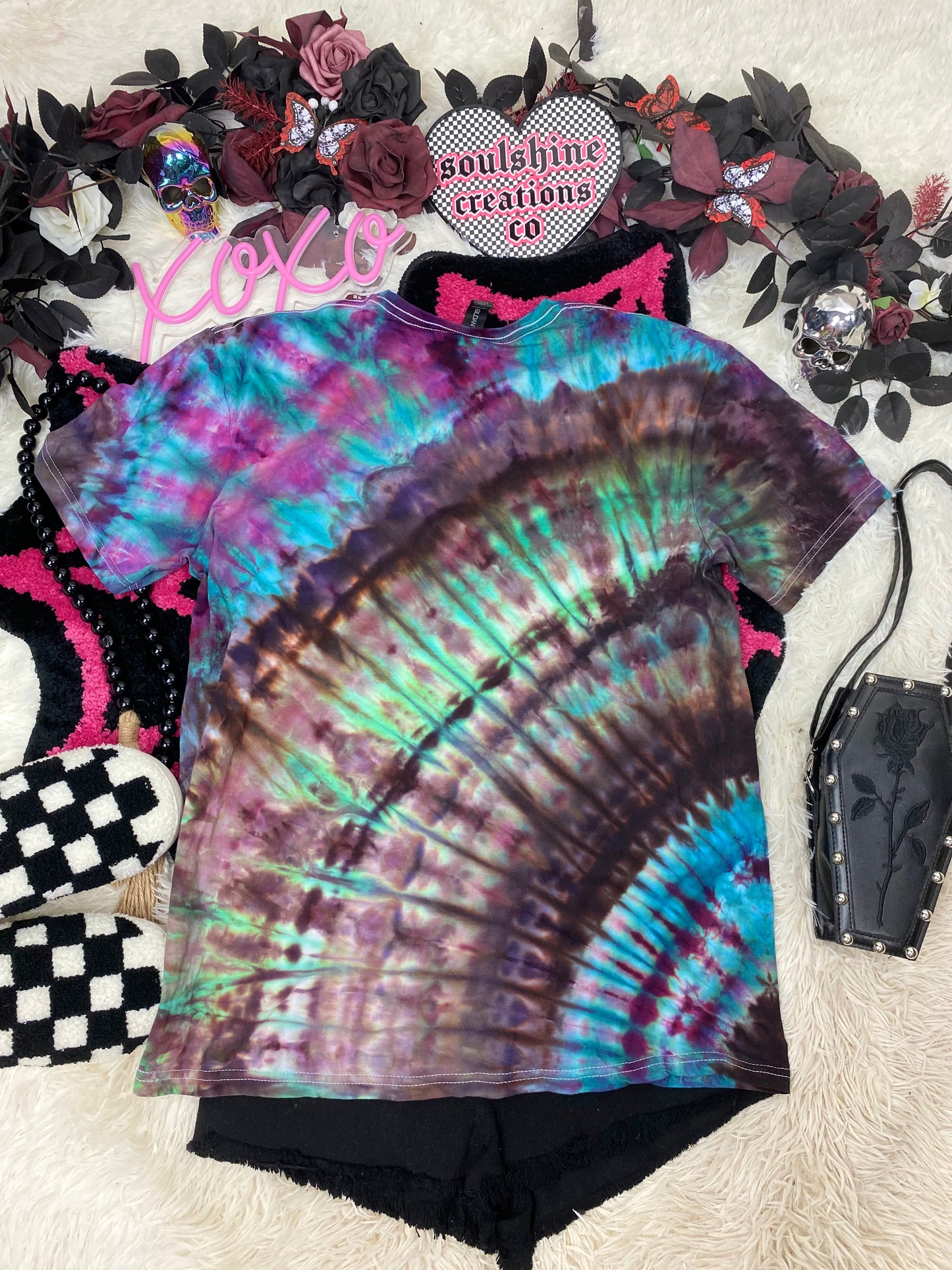 mystic forest ice tie dye t-shirt