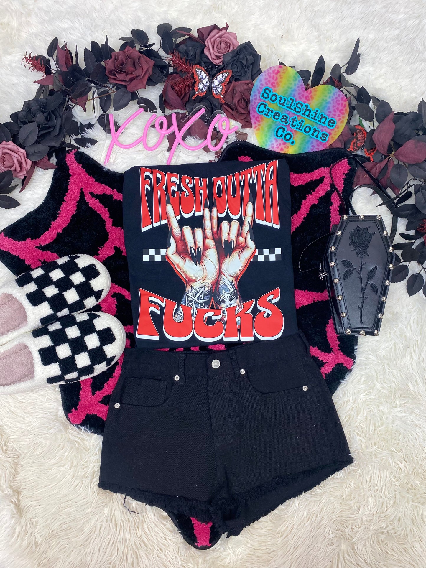 Fresh Outta Fucks Snarky Tee or Sweater