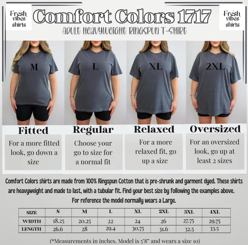 Built for Summer Comfort Colors Shirt