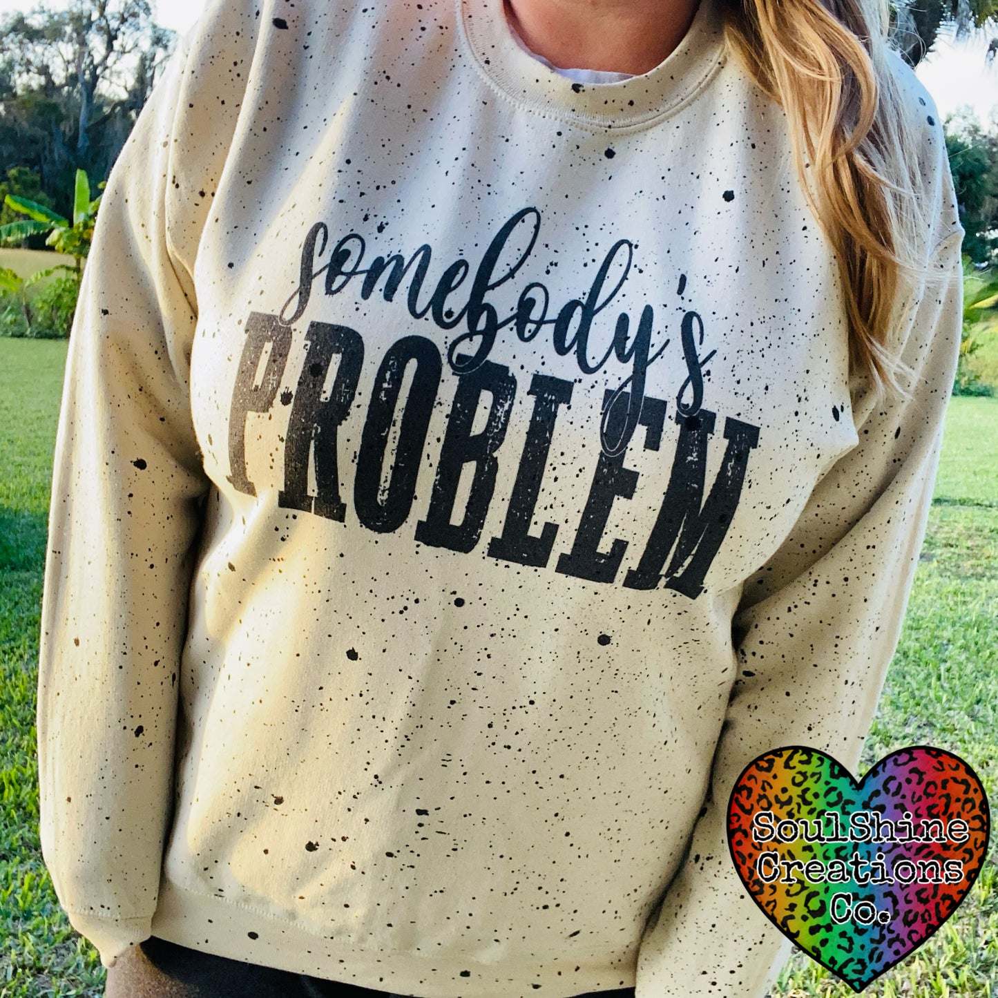 Somebody’s Problem Splatter Sweater