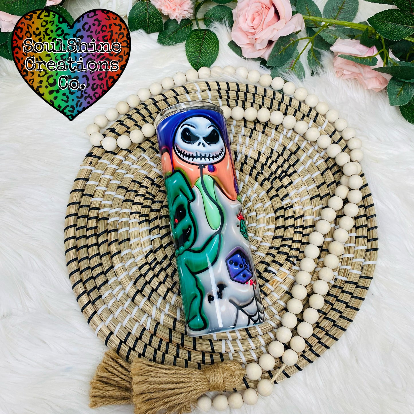 Halloween 3D Puff Tumbler