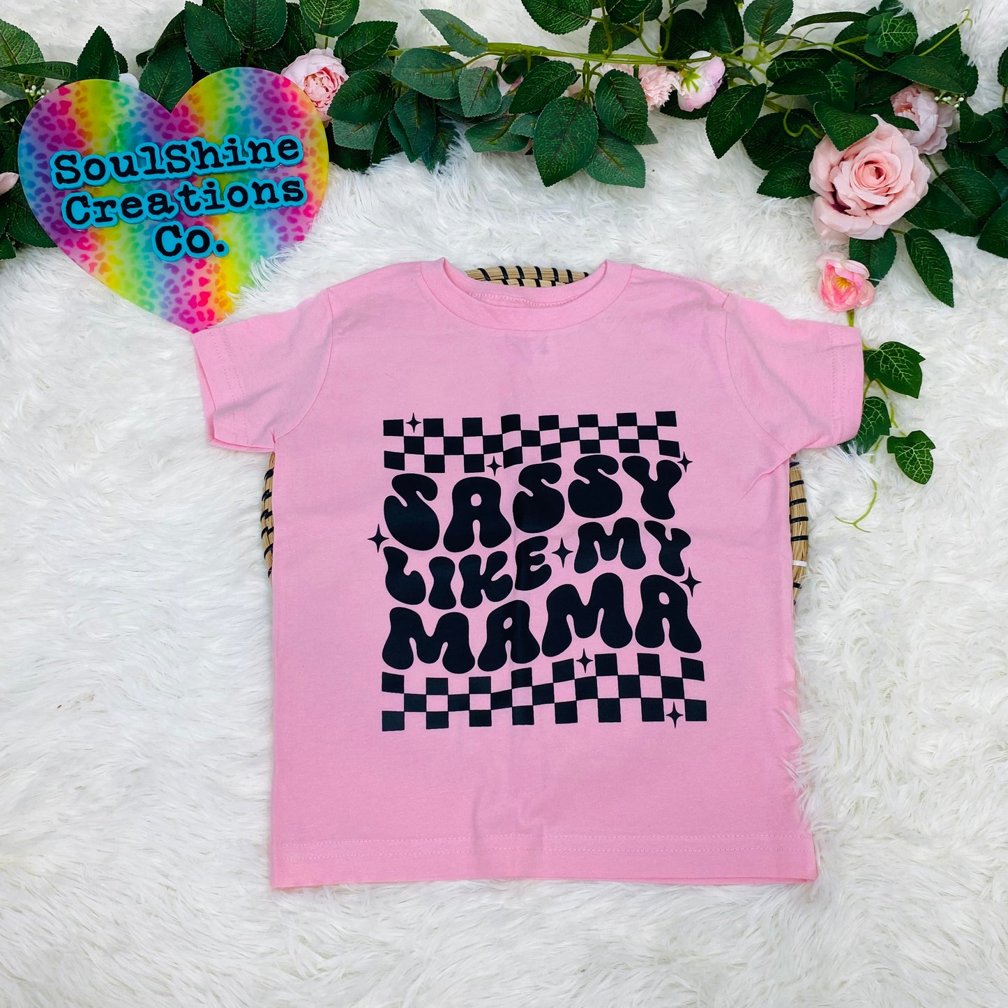 Sassy Like My Mama Kids Tee Shirt