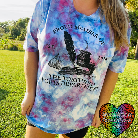 Proud Member of the Tortured Poets Dept Tie Dye