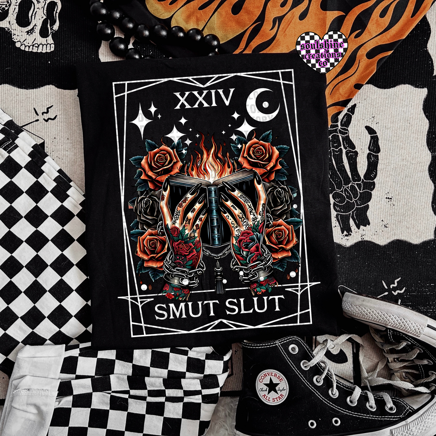 Smut Slut Tarot Tee or Sweater-Bookish-Edgy Alternative Vibes