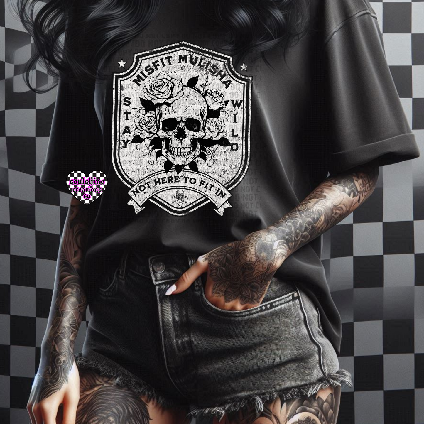 Misfit Mulisha Tee or Sweater Edgy Gothic Alternative Grunge Vibes