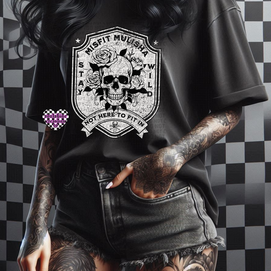 Misfit Mulisha Tee or Sweater Edgy Gothic Alternative Grunge Vibes
