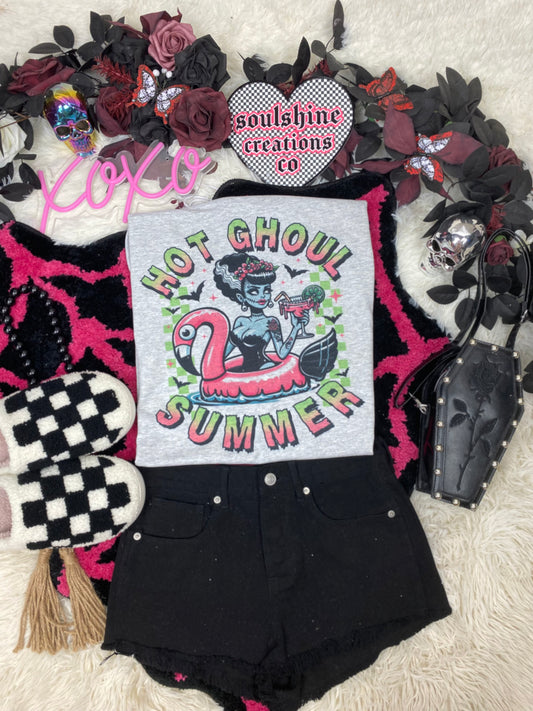 hot ghoul summer tee shirt or Sweater Summerween