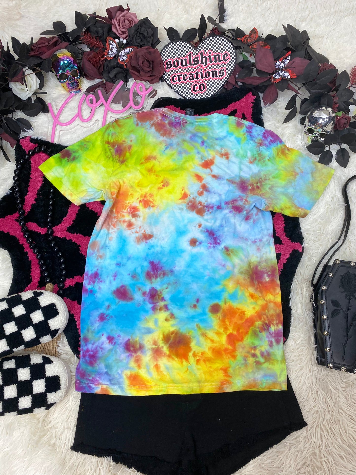 tropical punch ice tie dye t-shirt