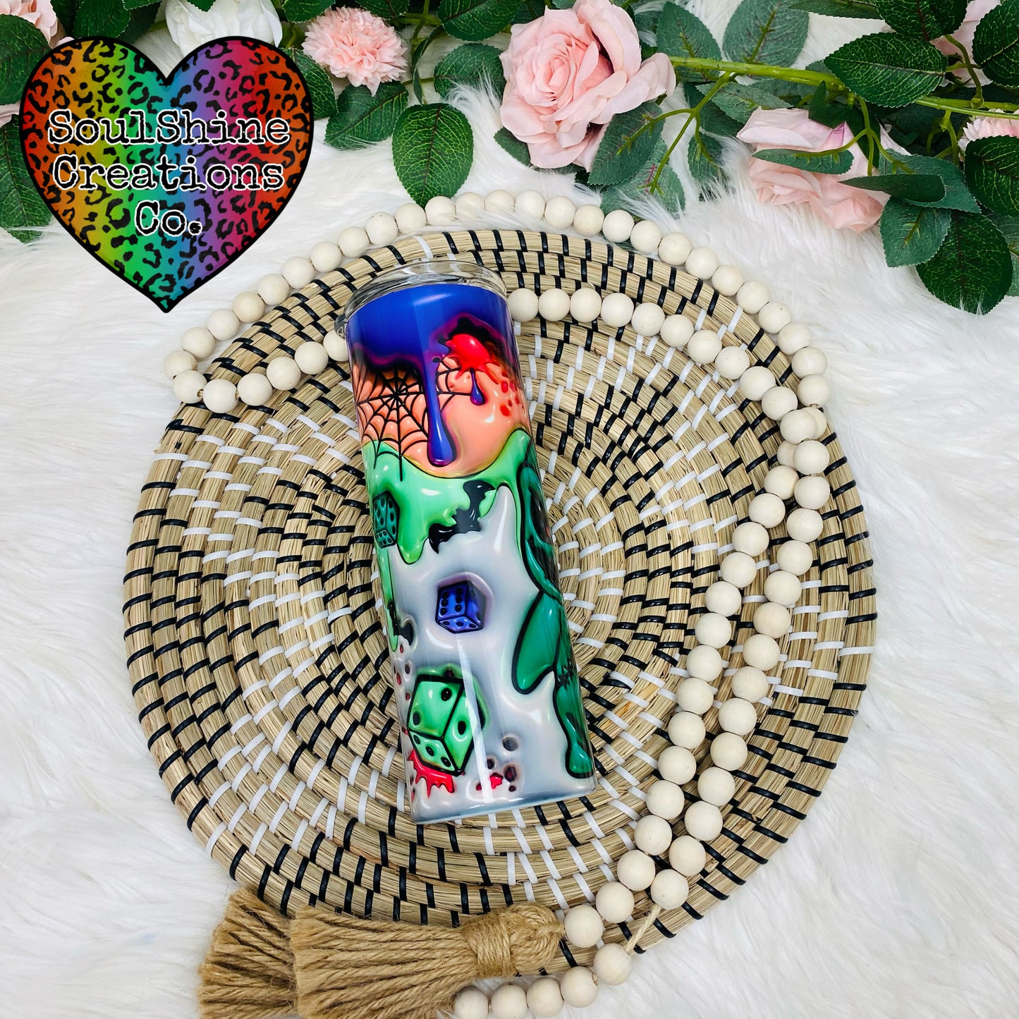 Halloween 3D Puff Tumbler