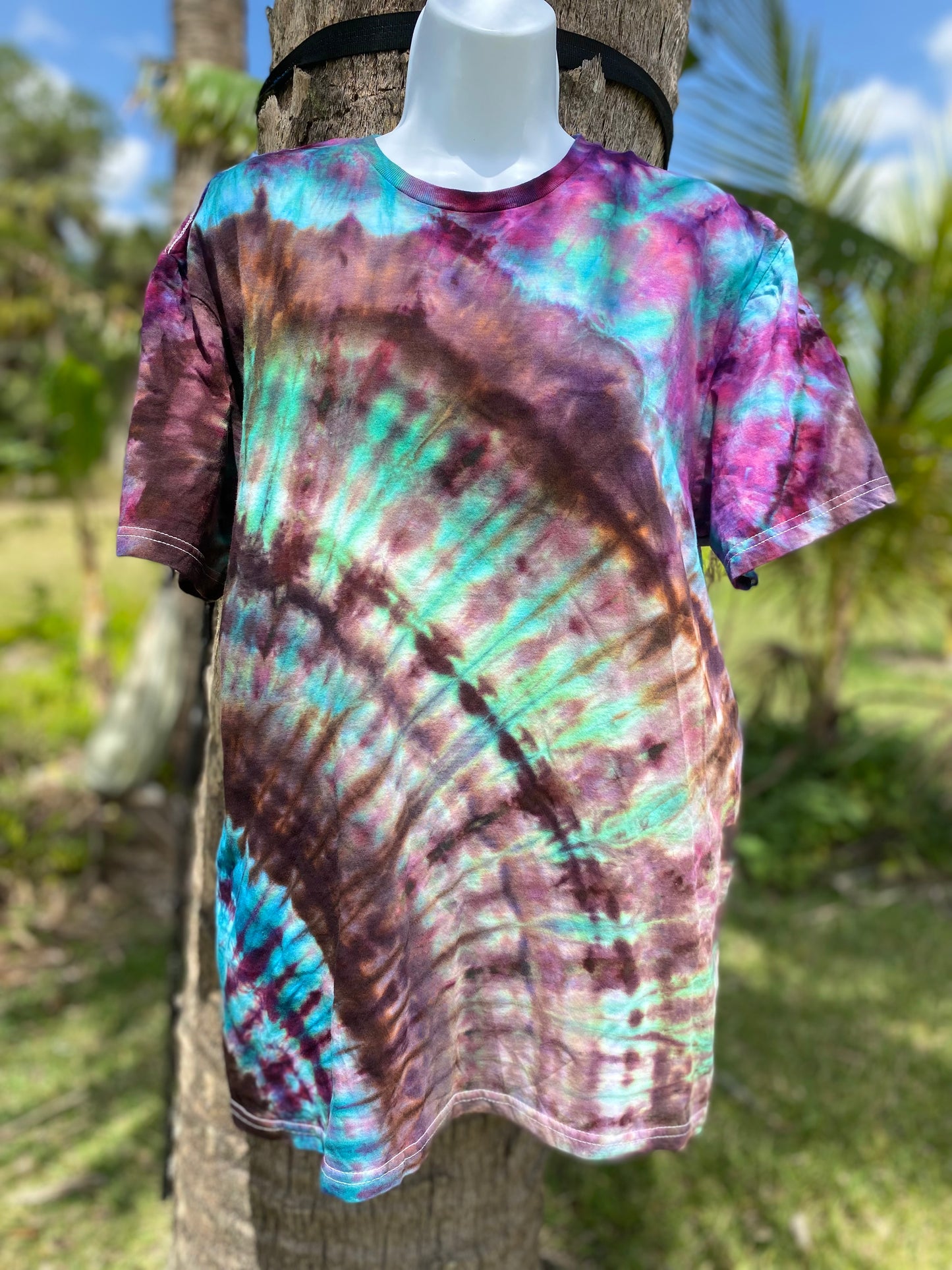 mystic forest ice tie dye t-shirt
