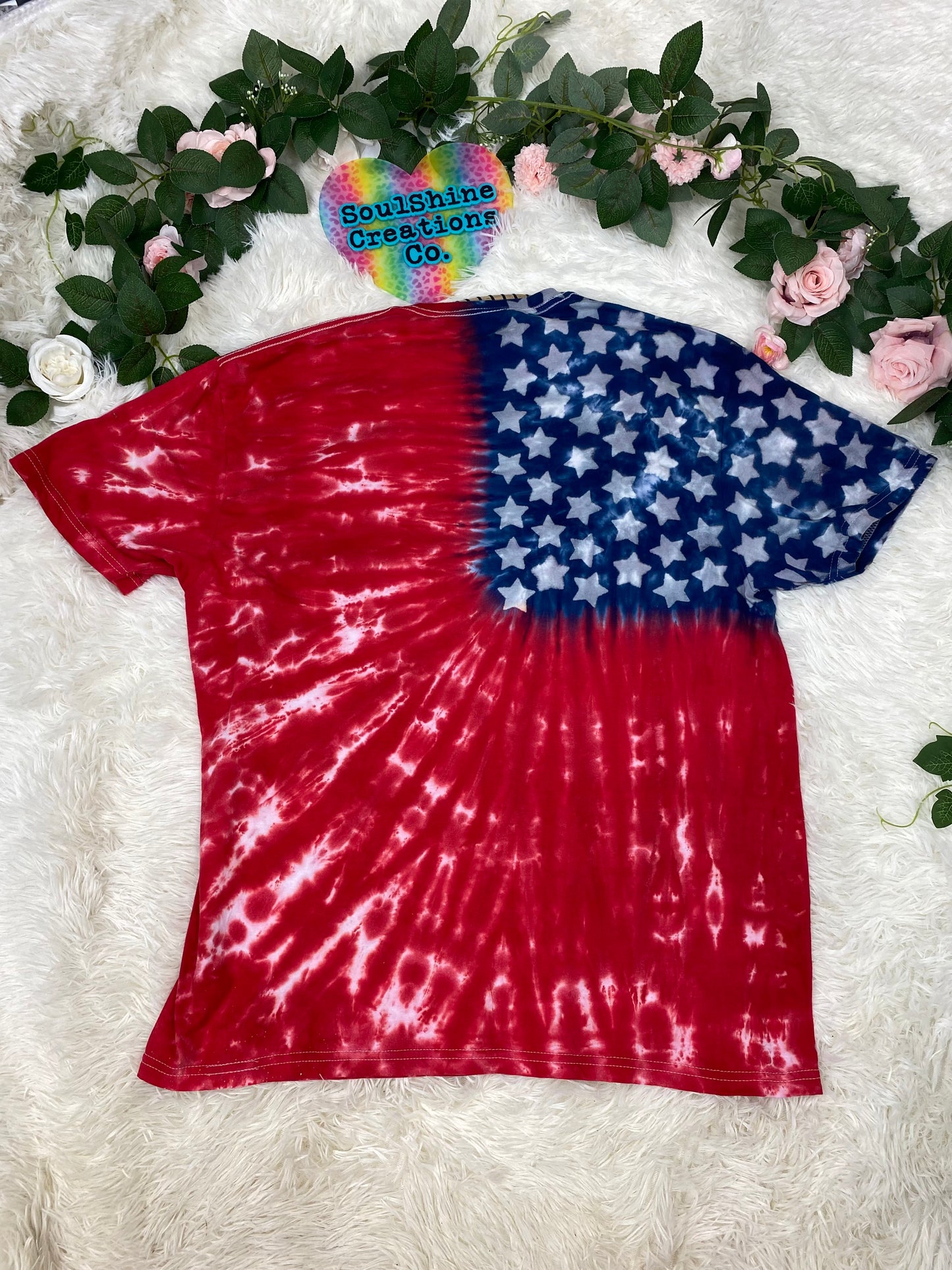 Let Freedom Ring Red White Blue Tie Dye Shirt