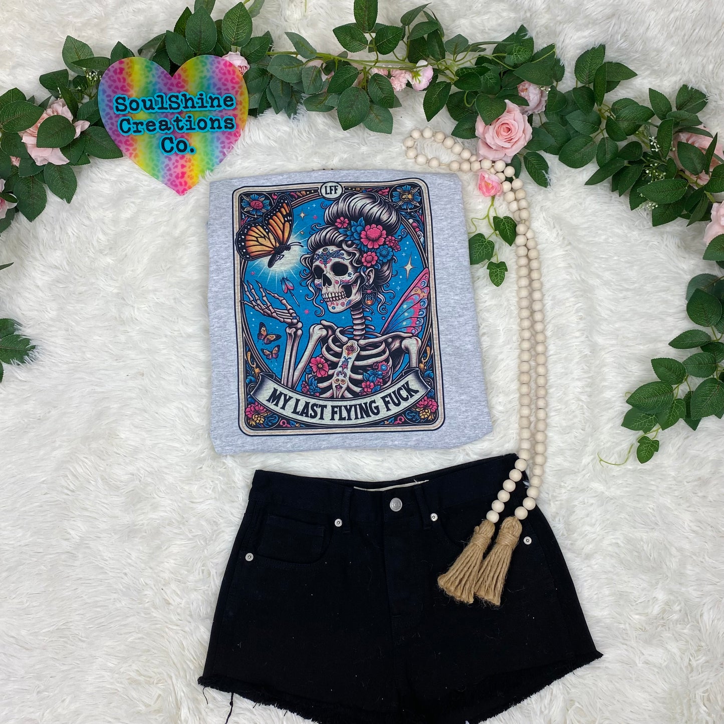 My Last Flying F*ck Tarot tee or sweater