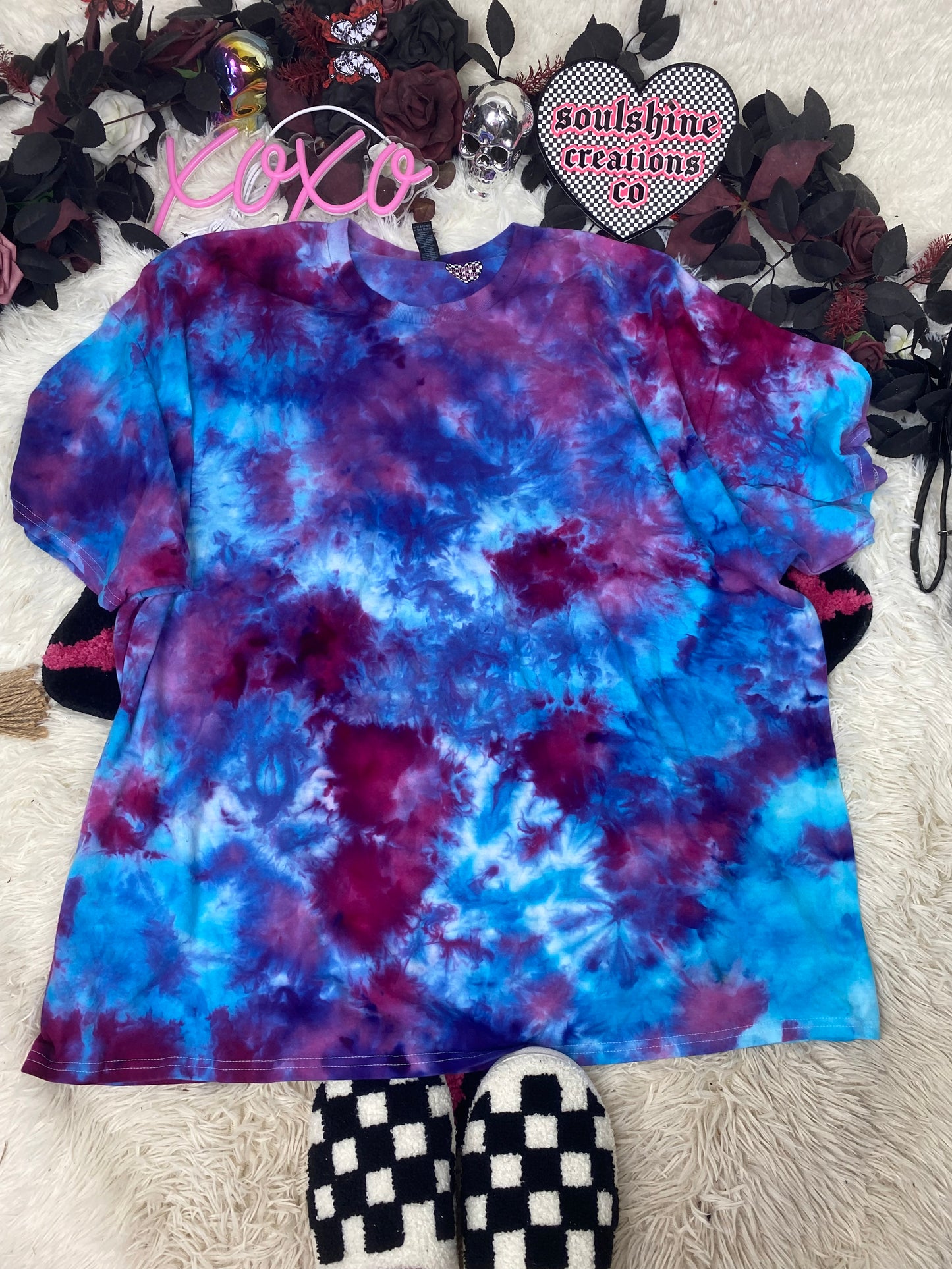 Dream Berry Ice Dyed Tie Dye Shirt