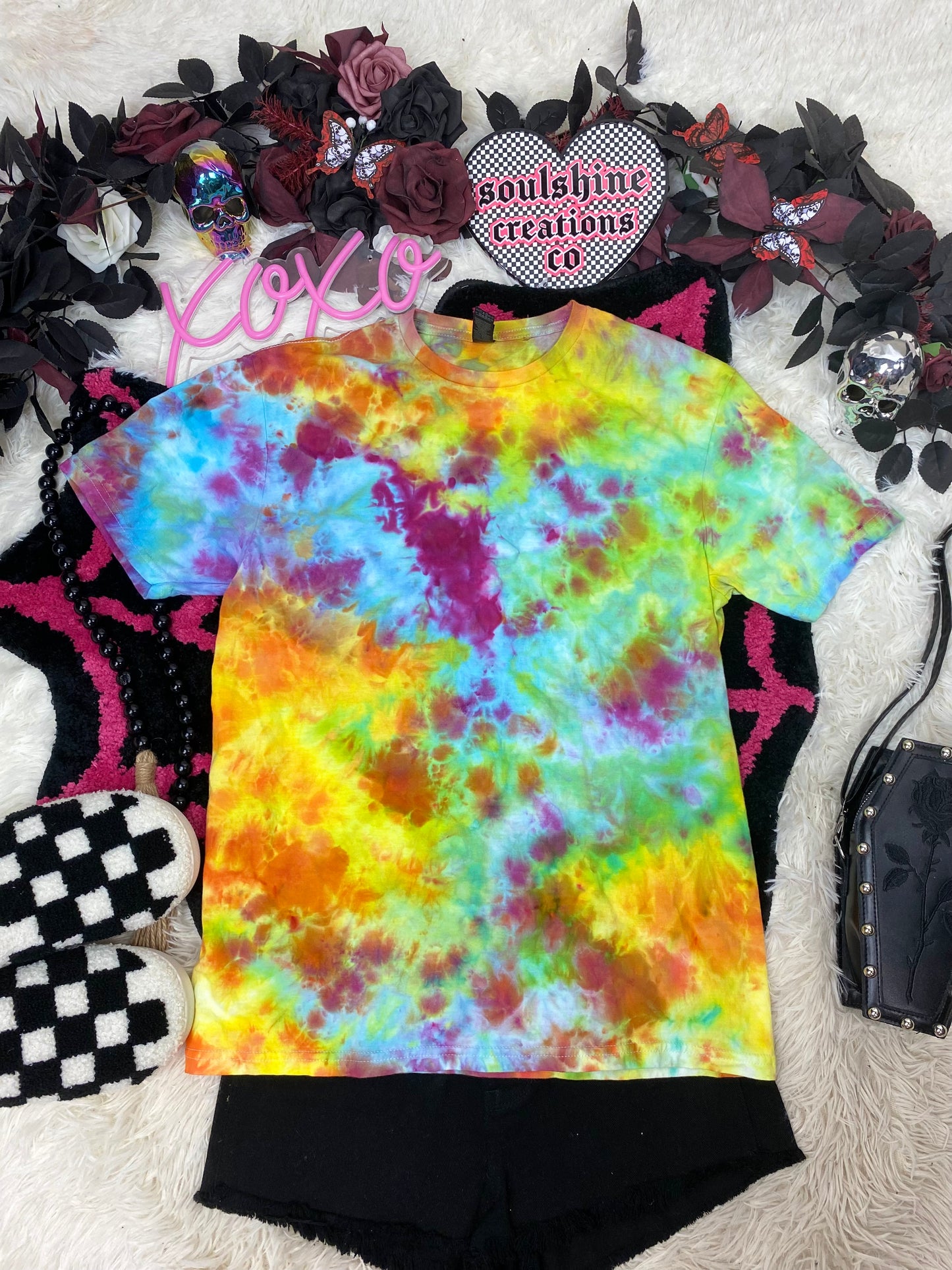 tropical punch ice tie dye t-shirt