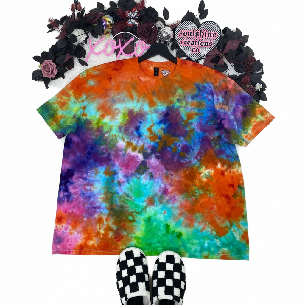90’s Vibes Ice Dye Tie Dye Shirt