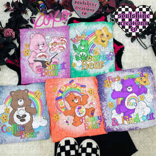 misfitbears bleached tee shirt