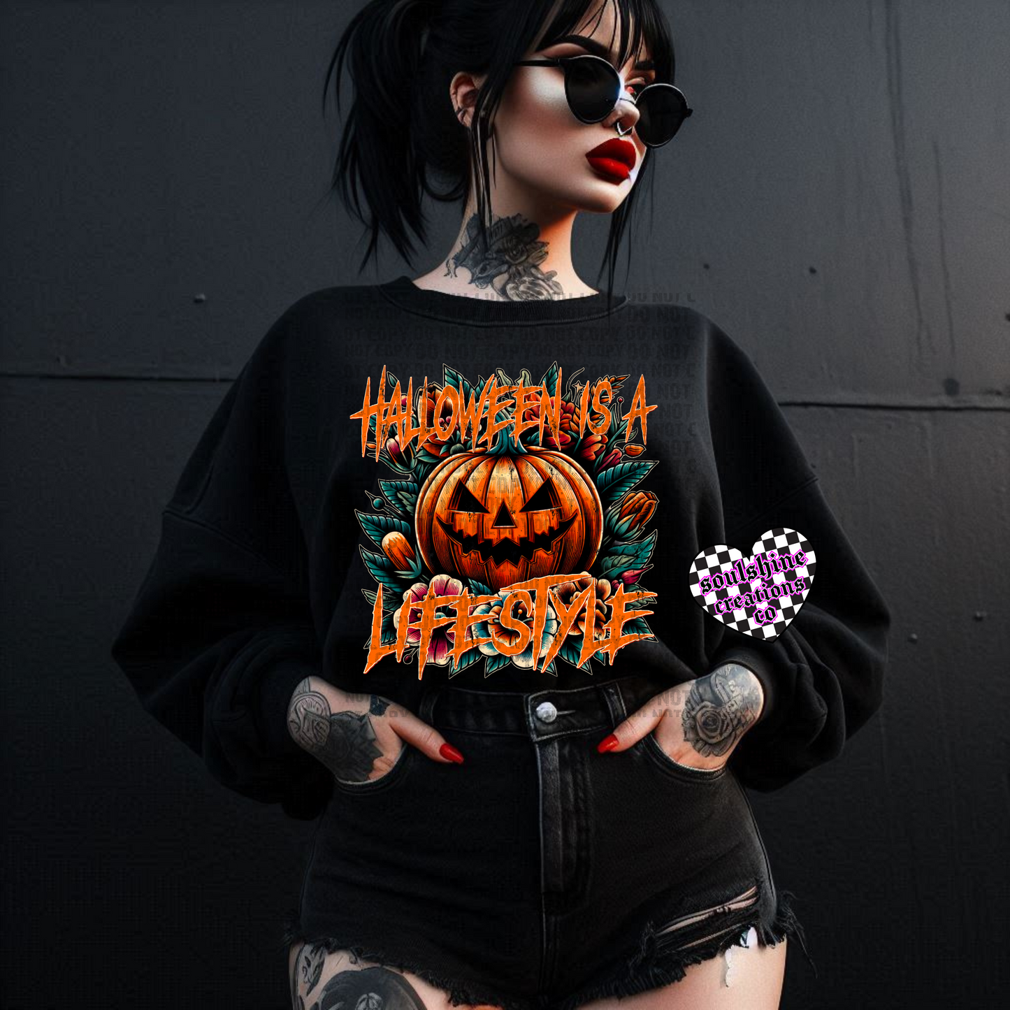 Halloween is a Lifestyle Tee or Sweater- Edgy Alternative Halloween Vibes