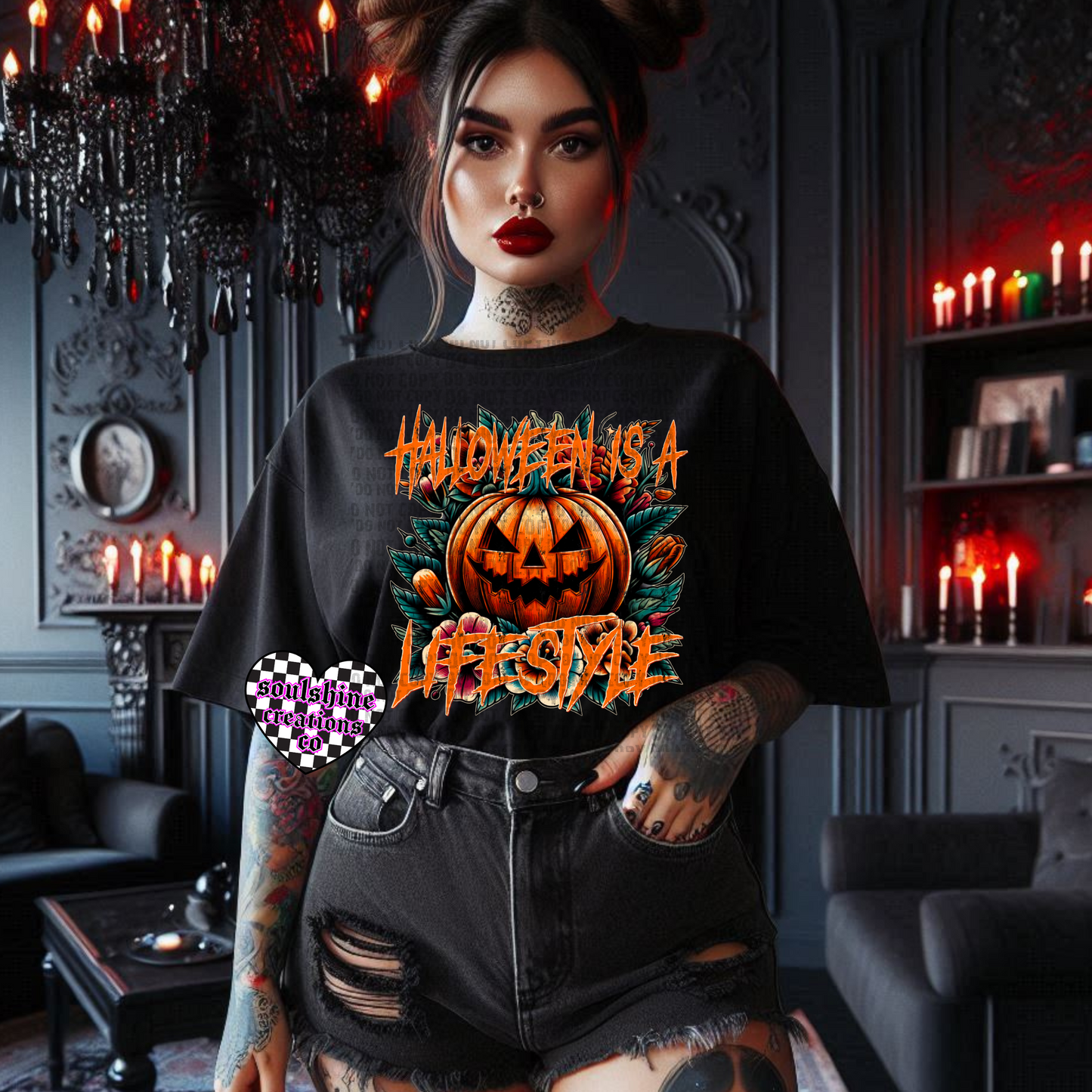 Halloween is a Lifestyle Tee or Sweater- Edgy Alternative Halloween Vibes