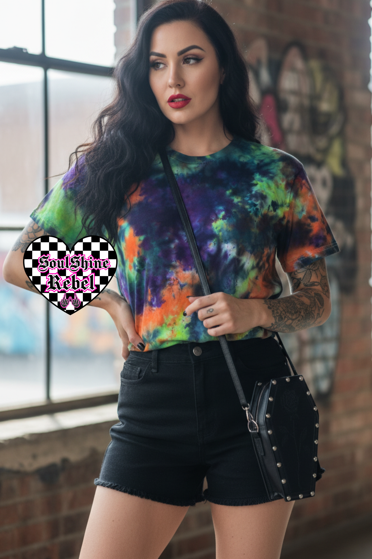 Halloween Scrunch Ice Tie Dye Shirt