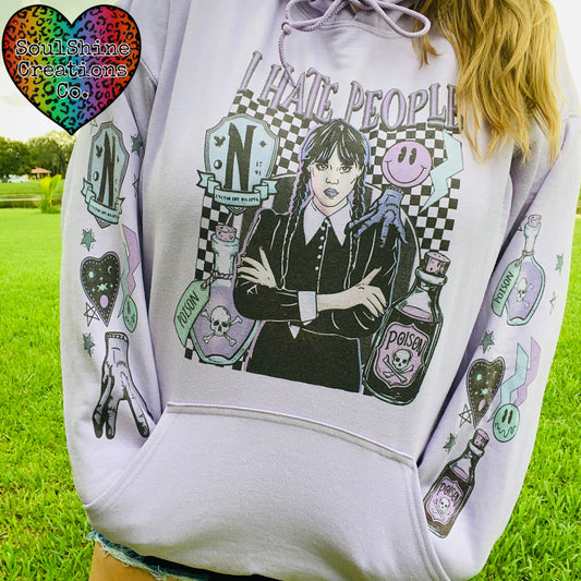 I Hate People Wednesday Hoodie Sweater