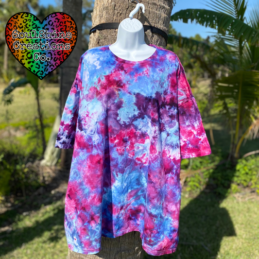 Blue Razz Ice Tie Dye Shirt