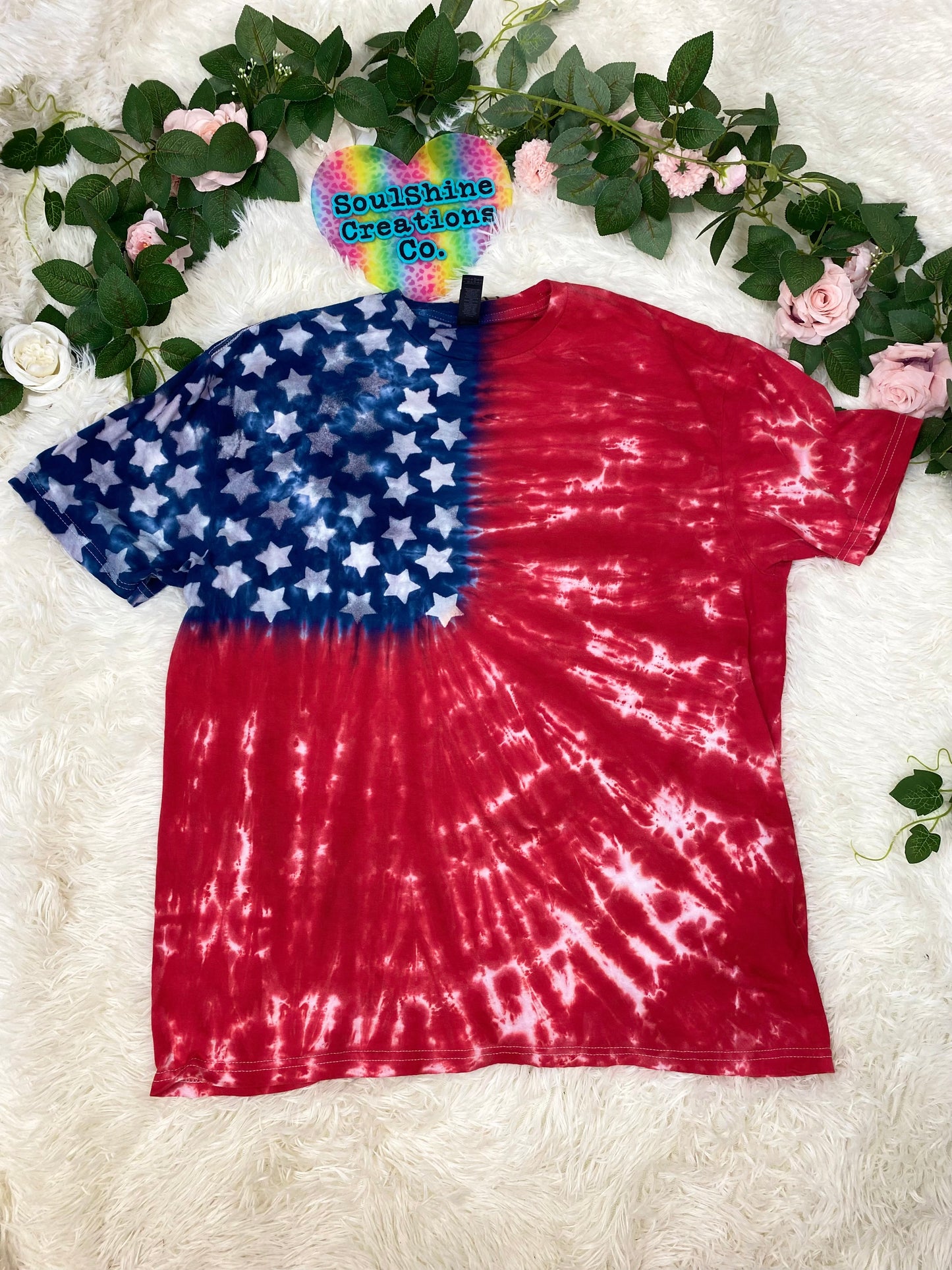 Let Freedom Ring Red White Blue Tie Dye Shirt
